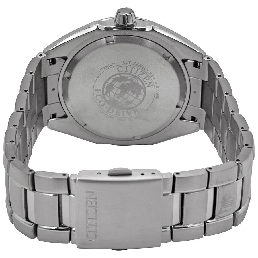 Citizen Titanium Eco-Drive White Dial Men's Watch BM7130-58A