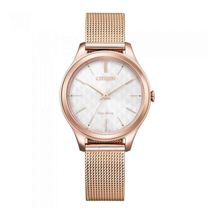 Citizen White Dial Ladies Watch EM0508-80A - The Watches Men & Co