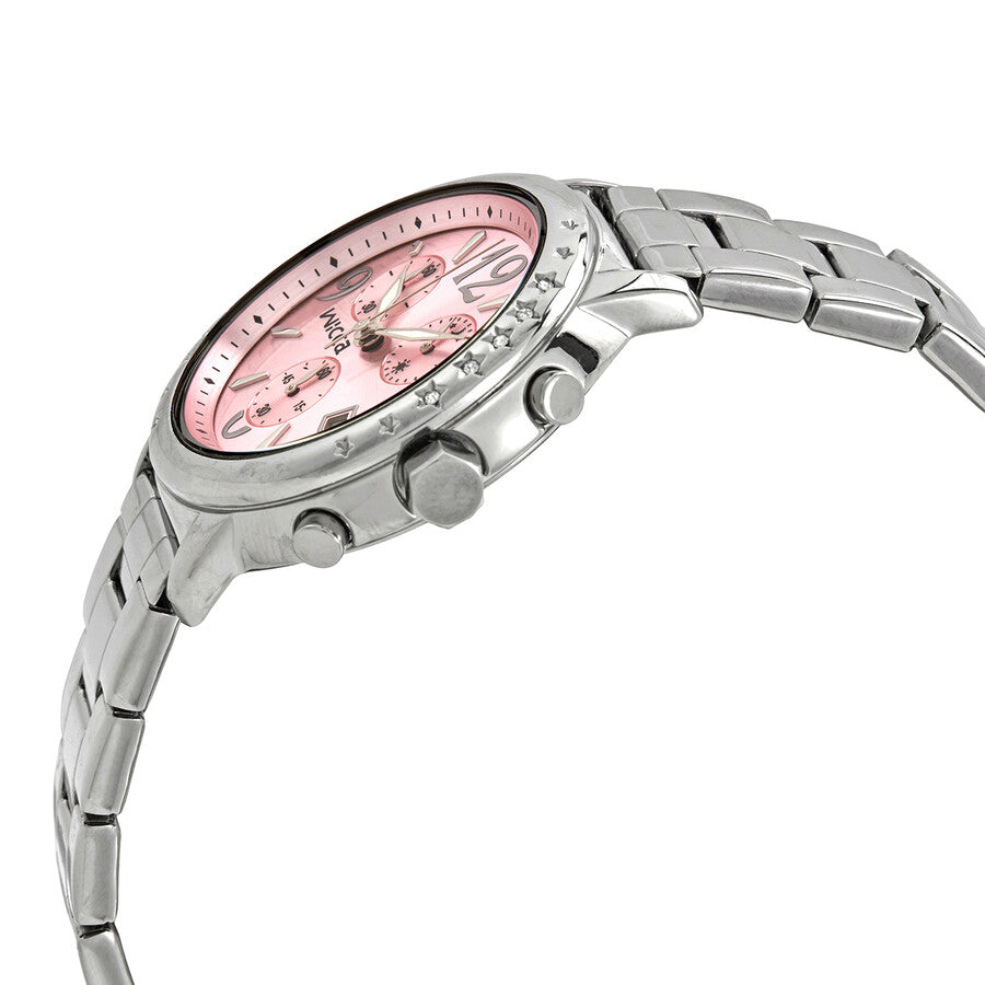 Citizen Wicca Chronograph Quartz Pink Dial Ladies Watch BM1-113-91