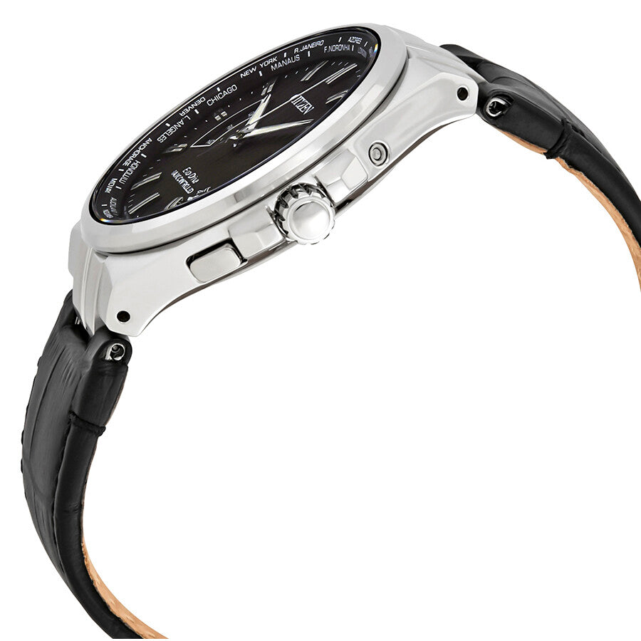 Citizen World Time A-T Perpetual Black Dial Men's Watch CB0160-00E