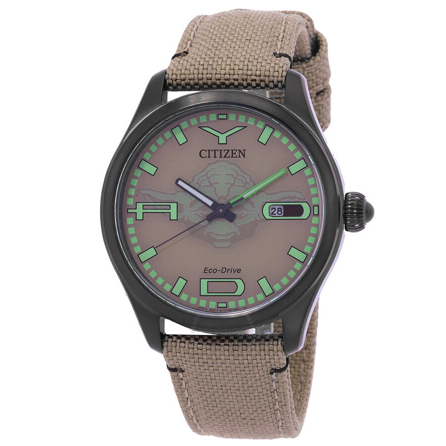 Citizen Yoda Star Wars Brown Dial Men's Watch BM6839-06W - The Watches Men & Co
