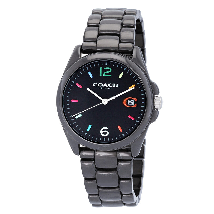 Coach Greyson Quartz Black Dial Ladies Watch 14503927 - The Watches Men & Co
