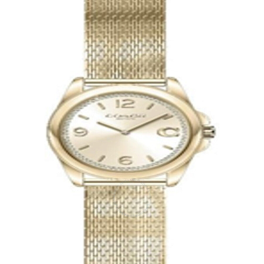 Coach Greyson Quartz Gold Dial Ladies Watch 14504144 - The Watches Men & Co