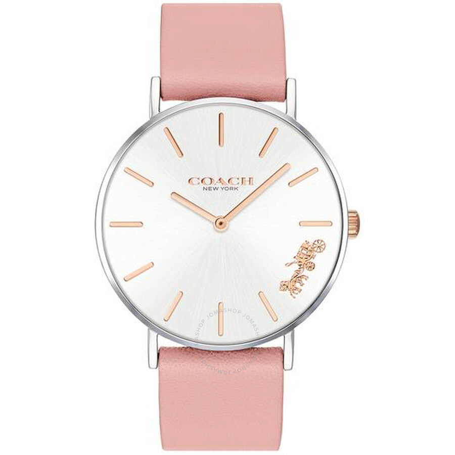 Coach Perry Quartz Silver Dial Ladies Watch 14503258 - The Watches Men & Co