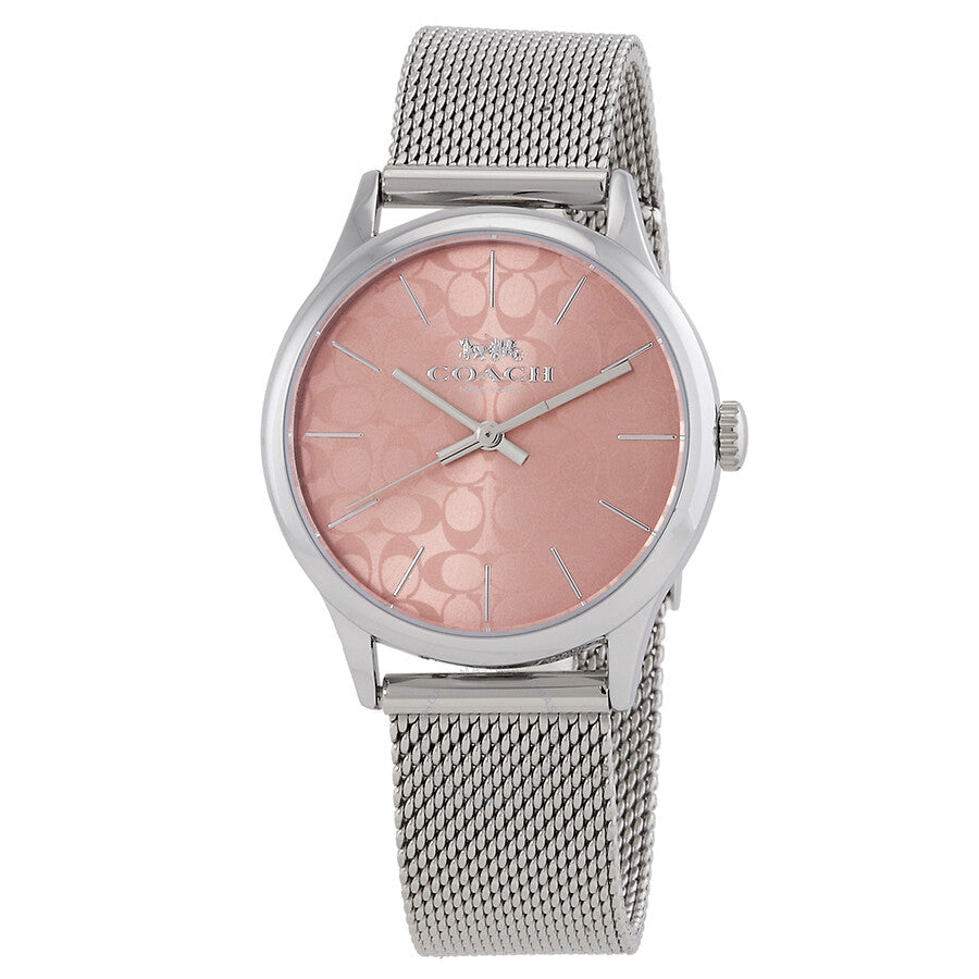 Coach Ruby Quartz Pink Dial Ladies Watch 14000067 - The Watches Men & Co