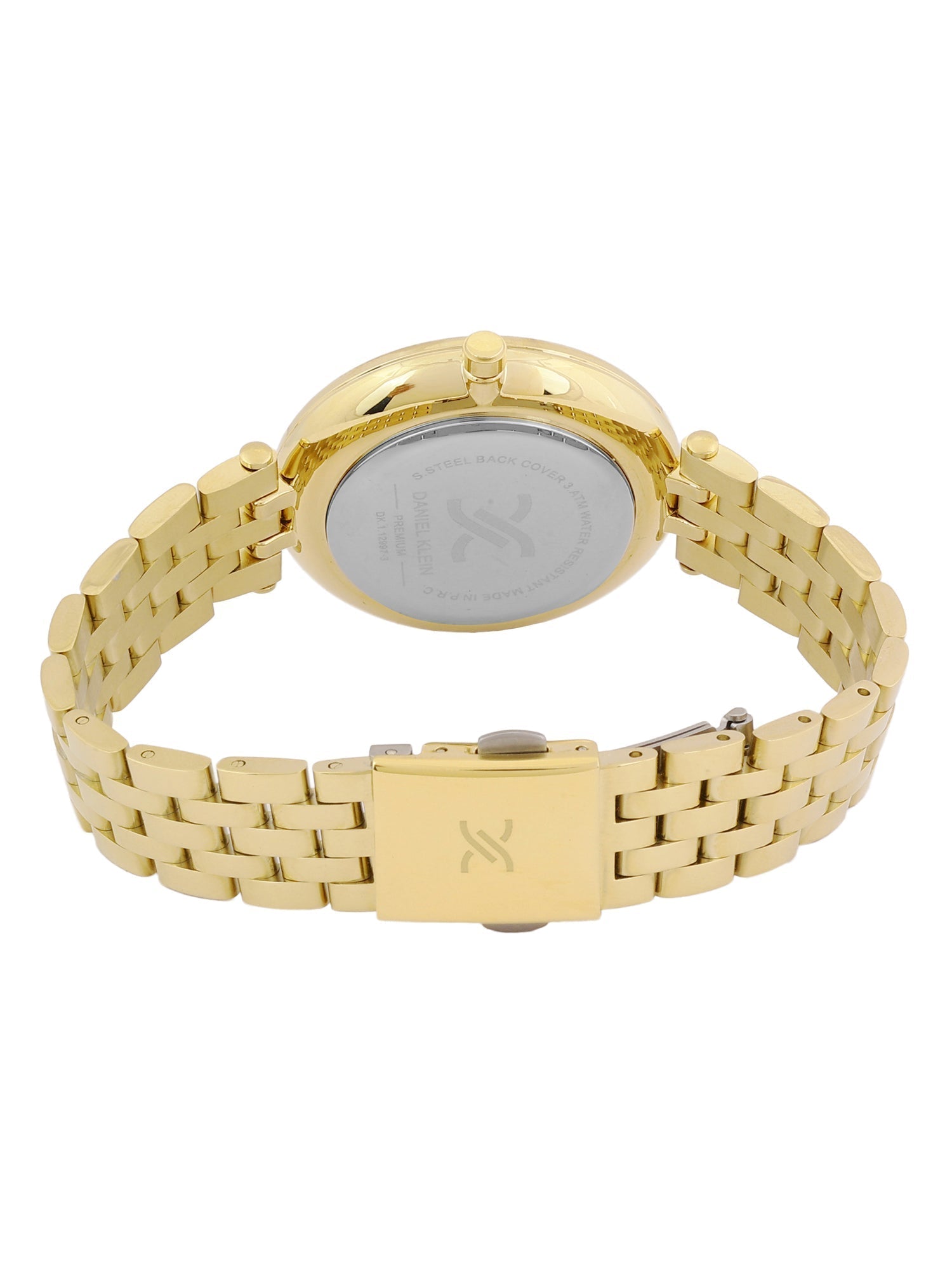 Daniel Klein Classic White Dial Gold Women's Watch - DK.1.12997-3