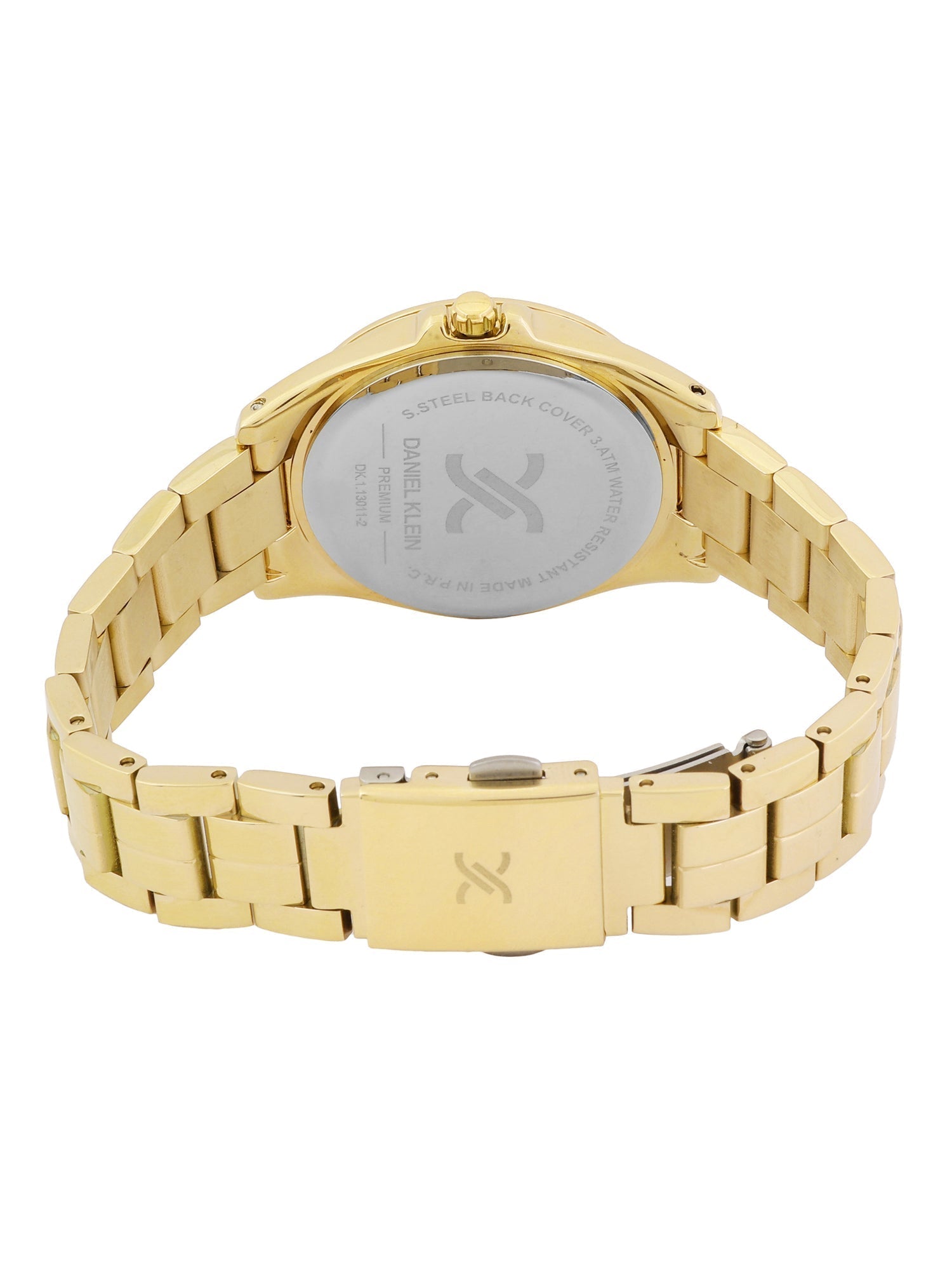 Daniel Klein Elite Ivory Dial Three-Hands Gold Women's Watch - DK.1.13011-3