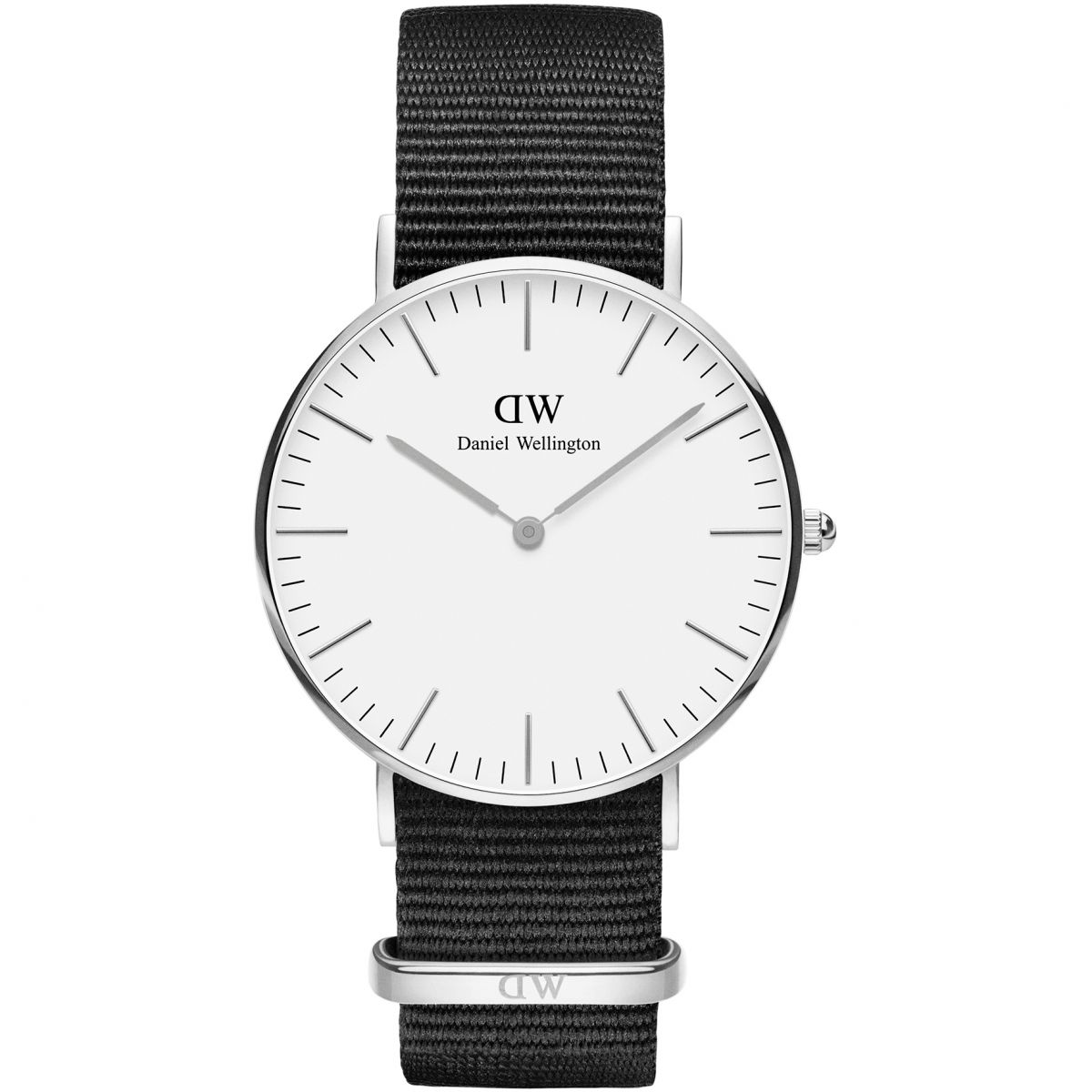 Daniel Wellington White Classic Cornwall 36mm Women's Silver Watch DW00100260 - The Watches Men