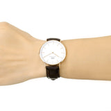 Daniel Wellington White Classic York 36mm Women's Gold Watch DW00100038