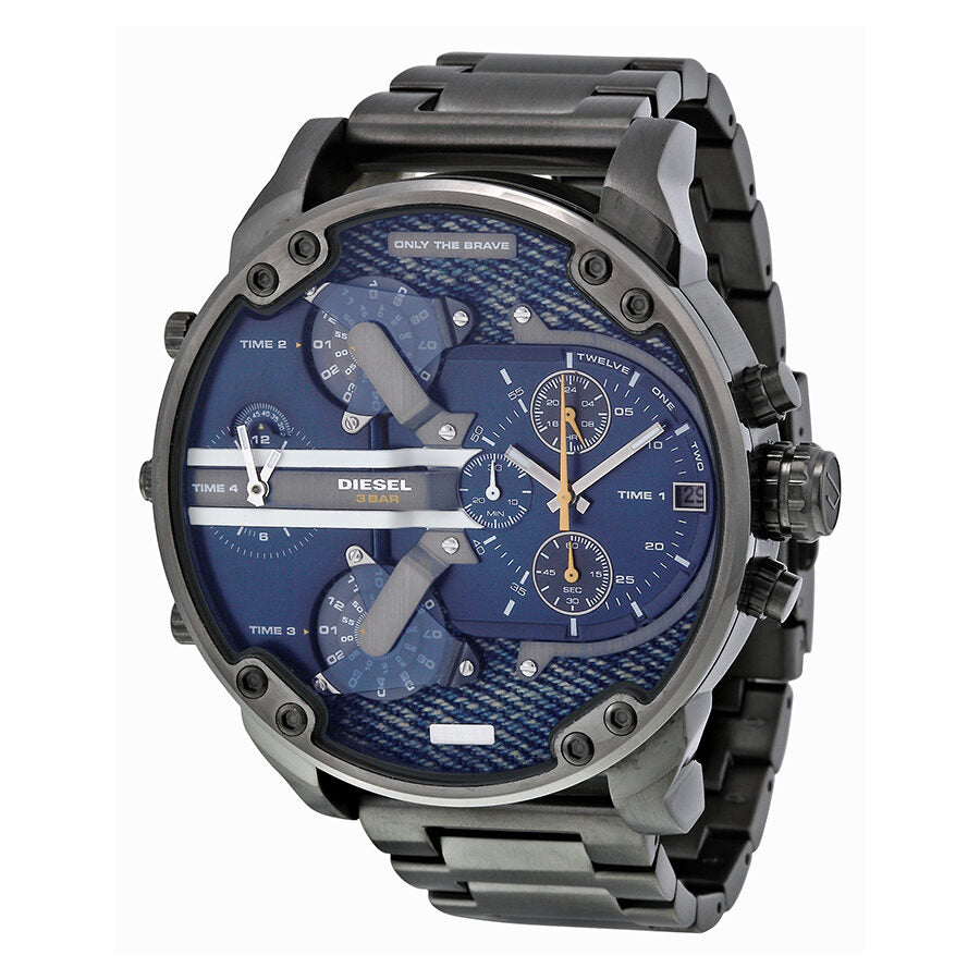 Diesel Mr. Daddy 2.0 Reloj de cuarzo para hombre con esfera azul DZ7331