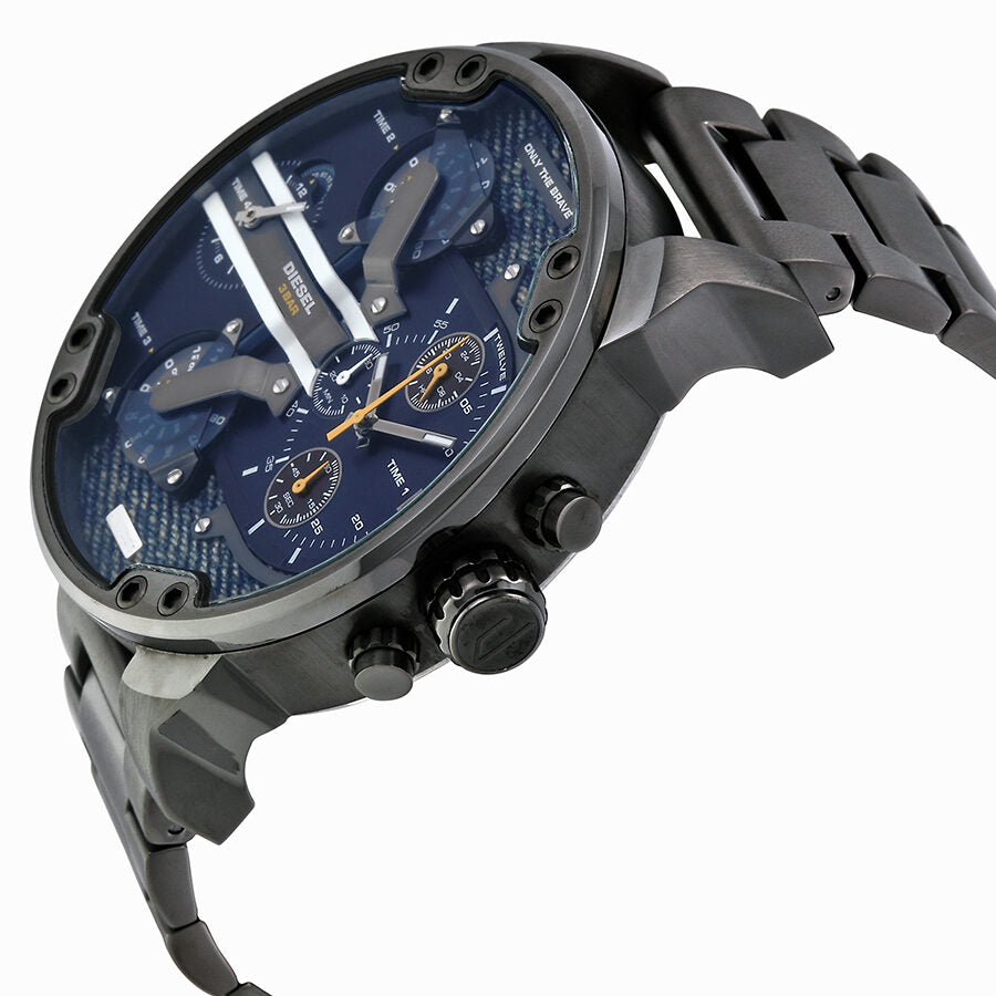 Diesel Mr. Daddy 2.0 Reloj de cuarzo para hombre con esfera azul DZ7331