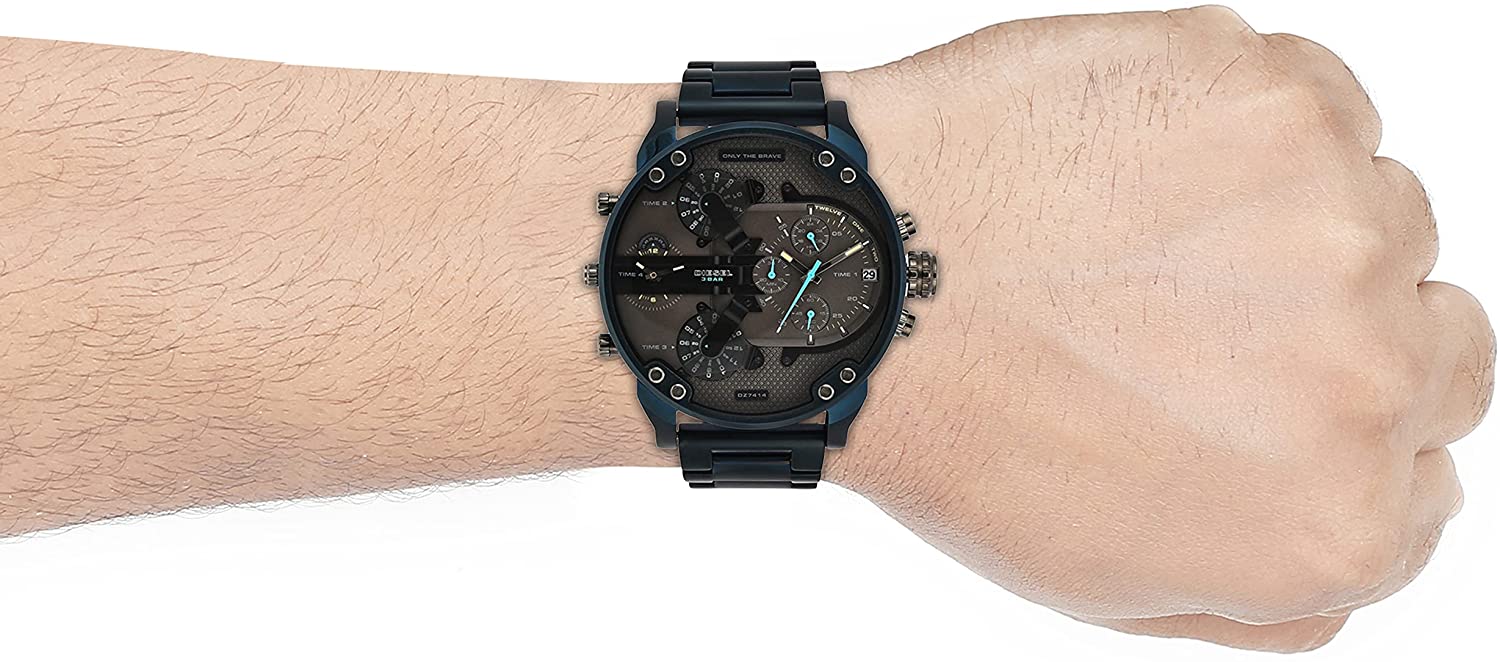 Diesel Mr. Daddy 2.0 Chronograph Quartz Grey Dial Men's Watch DZ7414