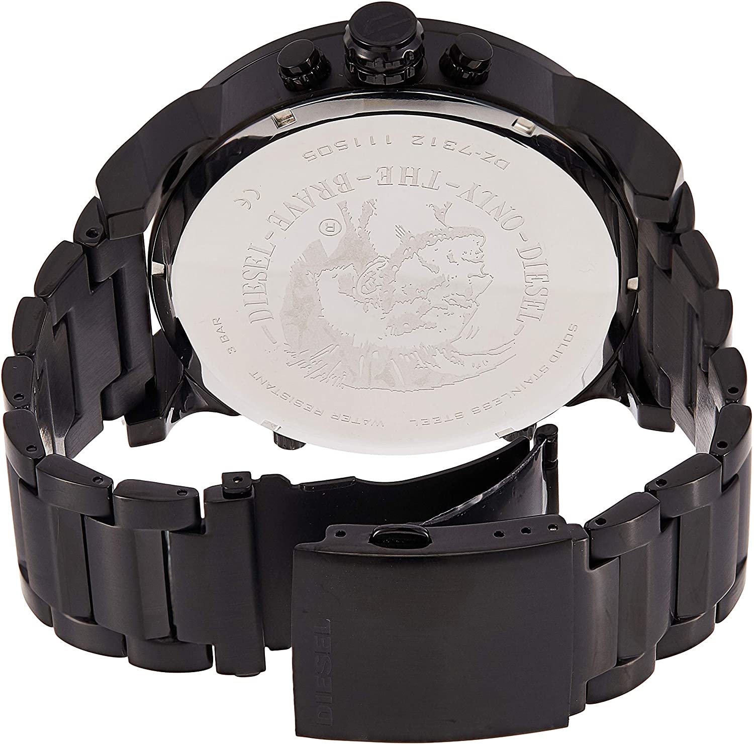Diesel The Daddies Reloj cronógrafo para hombre con esfera de cuatro zonas horarias DZ7312