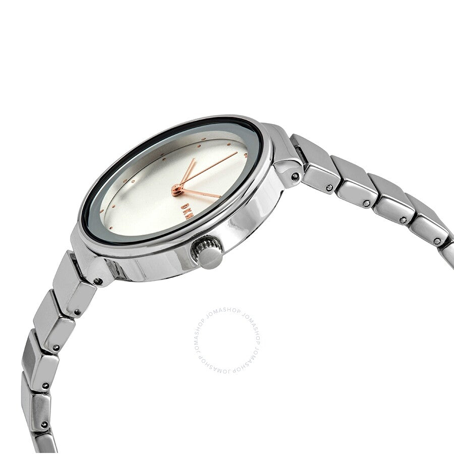 DKNY Astoria Quartz Silver Dial Stainless Steel Ladies Watch NY2694