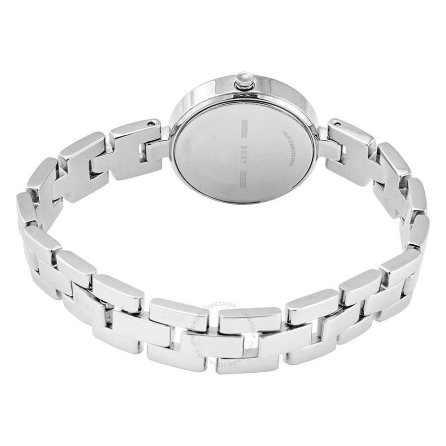 DKNY City Link Quartz Crystal Silver Dial Ladies Watch NY2824