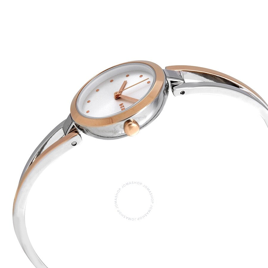 DKNY Crosswalk Quartz Silver Dial Two-tone Ladies Watch NY2791