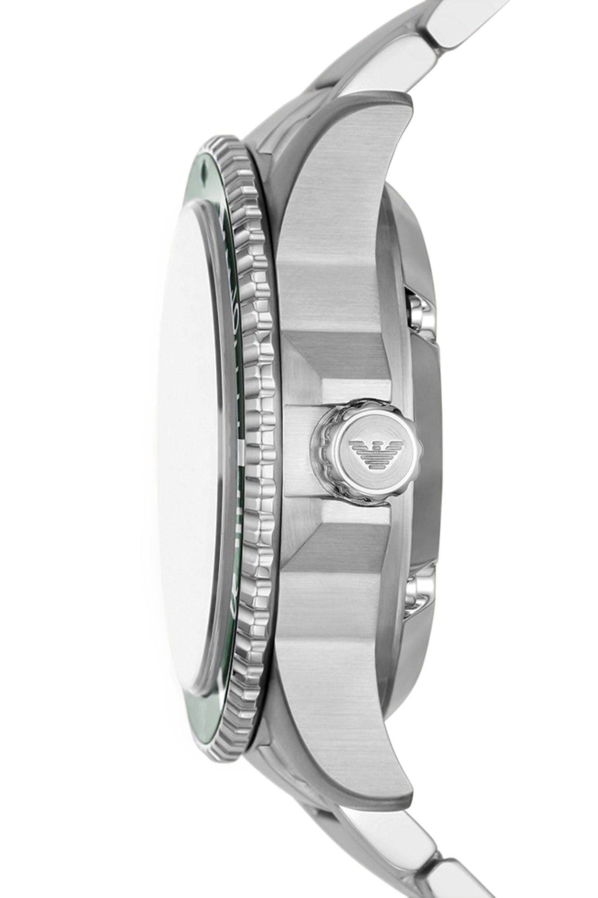 Emporio Armani Diver Automatic Skeleton Dial Silver Watch - AR60061
