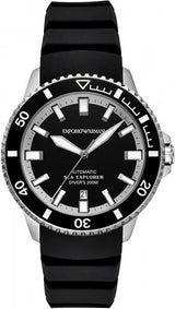 Emporio Armani Men Sea Explorer Textured Straps Analogue Automatic Watch AR60086 ar60086 - Image 1