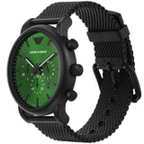 ساعة إمبوريو أرماني سوداء للرجال - AR11470