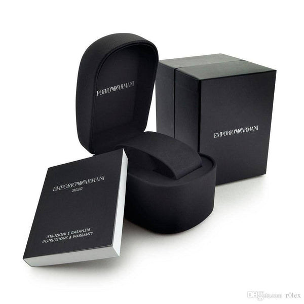 Reloj Emporio Armani Diver para hombre con esfera negra AR11341