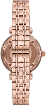 Emporio Armani Gianni T-Bar Rose Gold Women's Watch AR11446