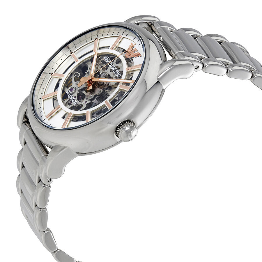 Emporio Armanii Luigi Automatic Silver Men's Watch - AR1980