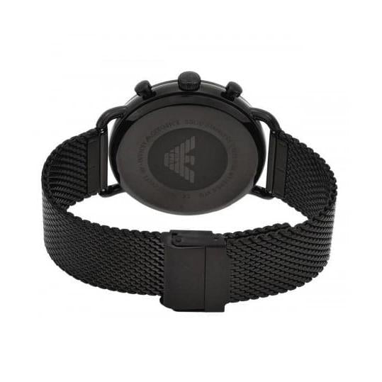 Emporio Armani Reloj de aviador negro para hombre AR11142
