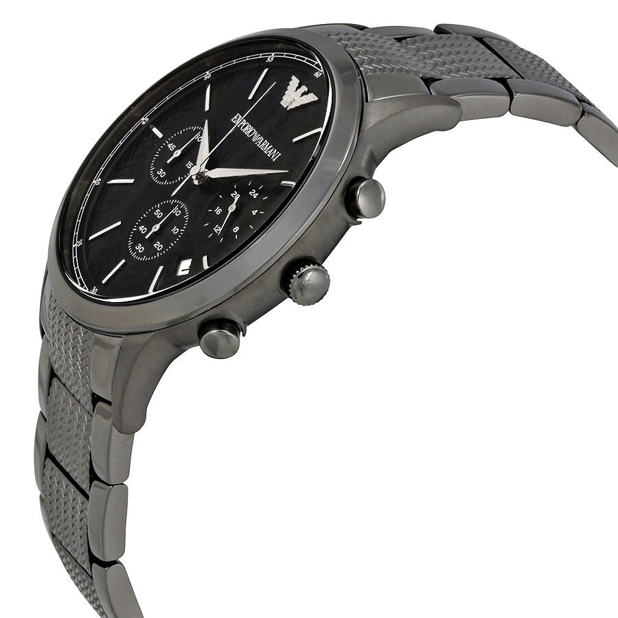 Emporio Armani Renato Chronograph Gunmetal Ion-Plated Men's Watch - AR2505