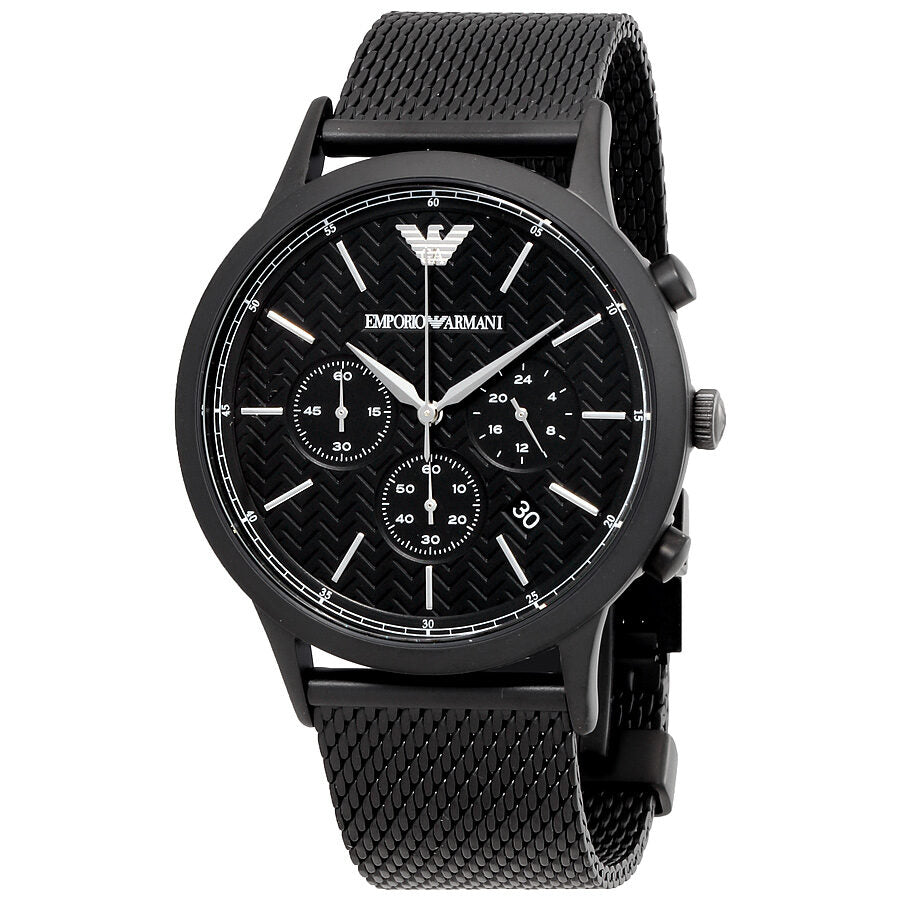 Reloj Emporio Armani Renato Cronógrafo Esfera Negra Hombre AR2498