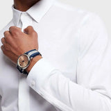 ساعة إمبوريو أرماني فضية للرجال - AR11212