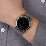 ساعة إمبوريو أرماني فضية للرجال - AR11272