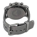 ساعة إمبوريو أرماني سبورت كرونوغراف للرجال، مينا أزرق، موديل AR1979