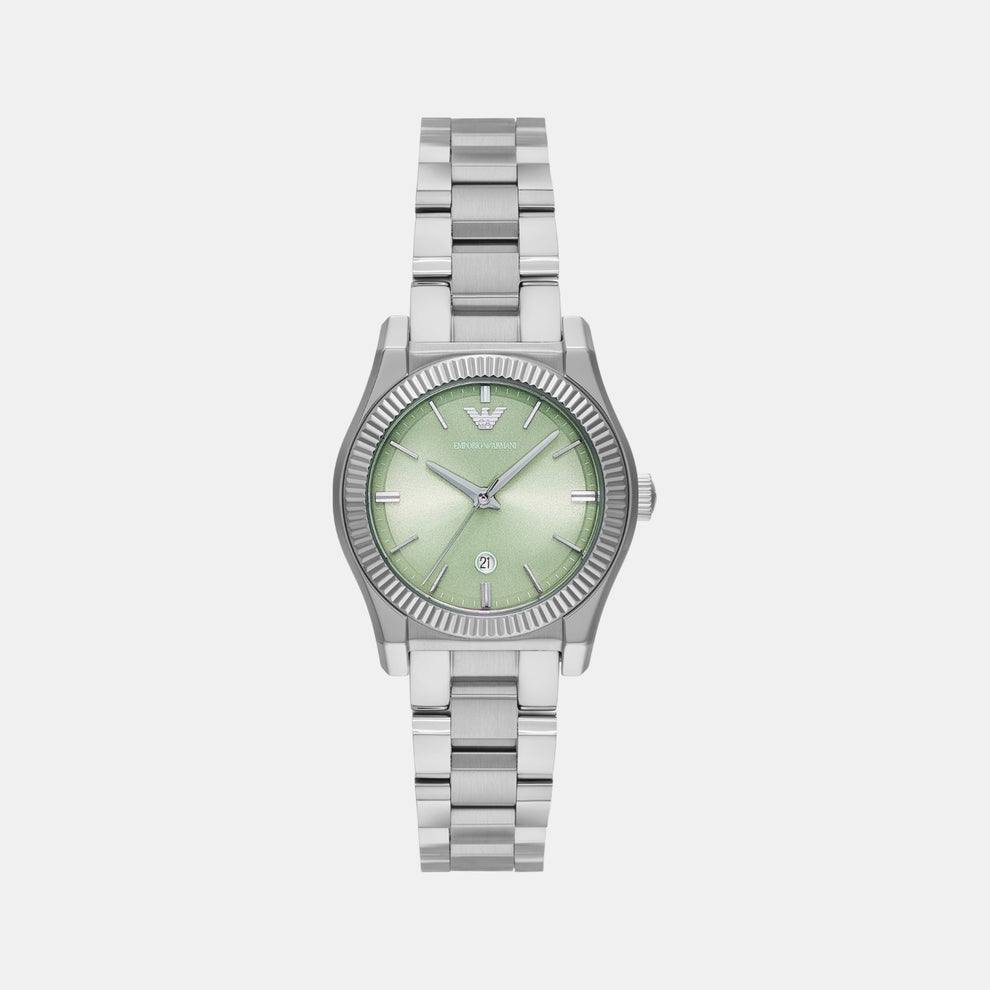 Emporio Armani Three-Hand Date Stainless Steel Watch AR11656