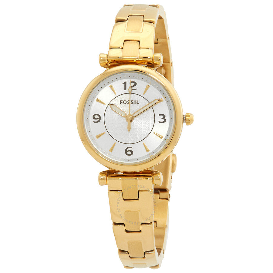 Fossil Carlie Quartz Silver Dial Ladies Watch ES5203 - The Watches Men & Co