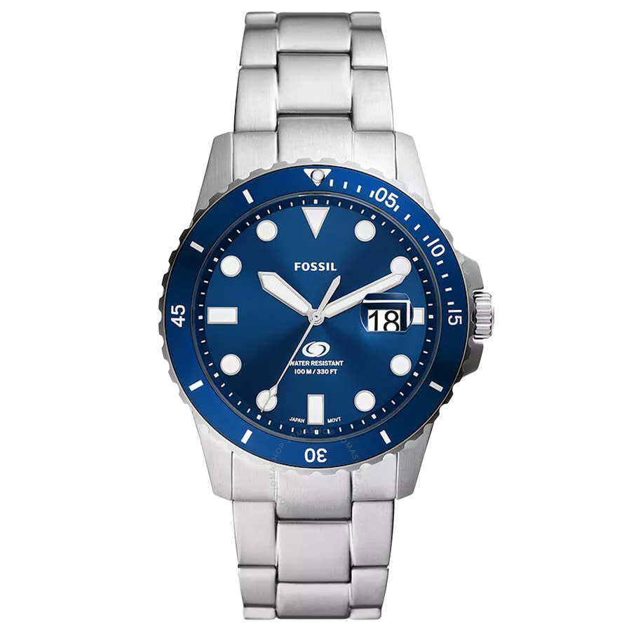 Fossil Dive Blue Dial Men's Watch FS6029 - The Watches Men & Co