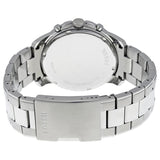 ساعة فوسيل جرانت كرونوغراف للرجال، مينا أسود، مصنوعة من الفولاذ المقاوم للصدأ، موديل FS4736