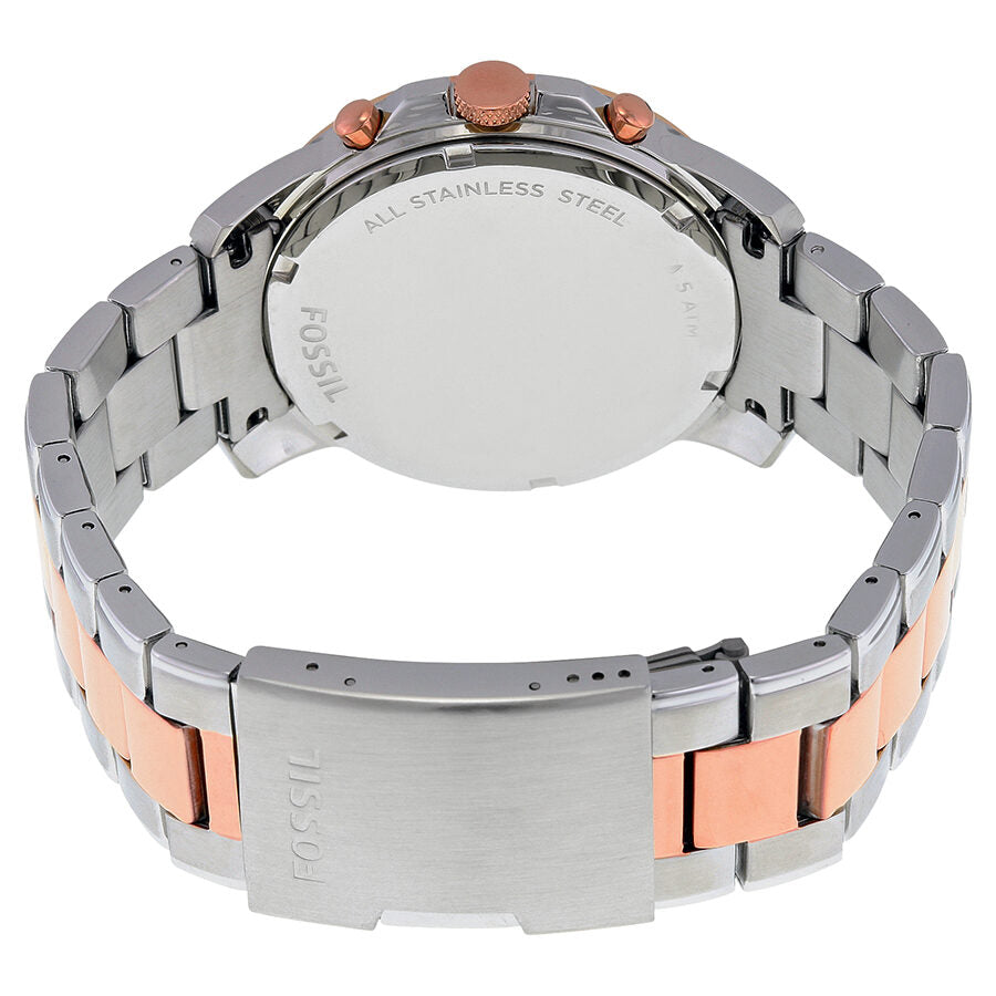 Fossil Grant FS5024 Reloj cronógrafo para hombre con esfera azul y dos tonos