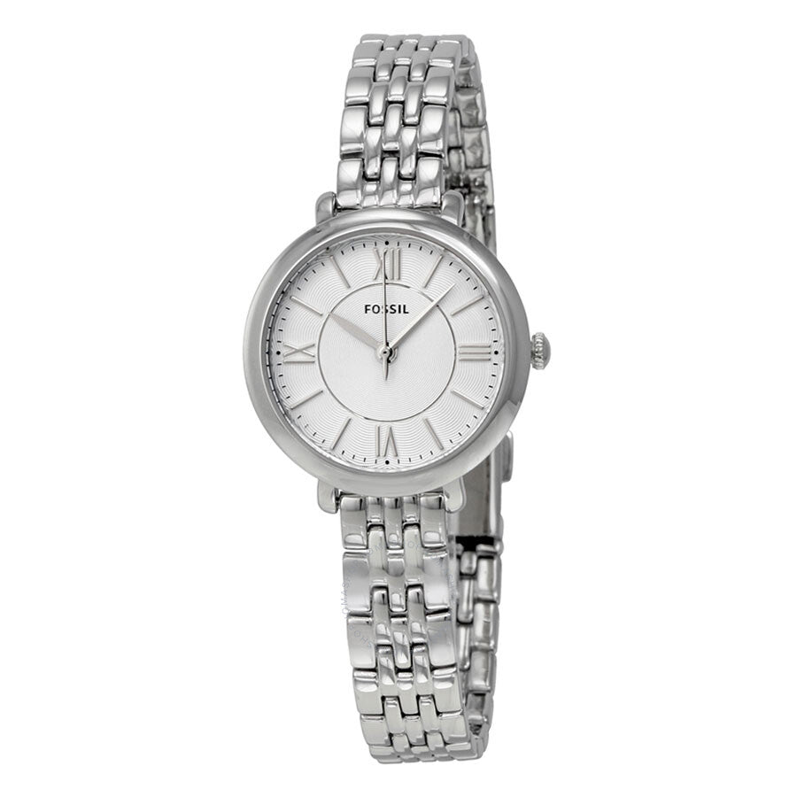 Fossil Jacqueline Silver Dial Stainless Steel Ladies Watch ES3797 - The Watches Men & Co