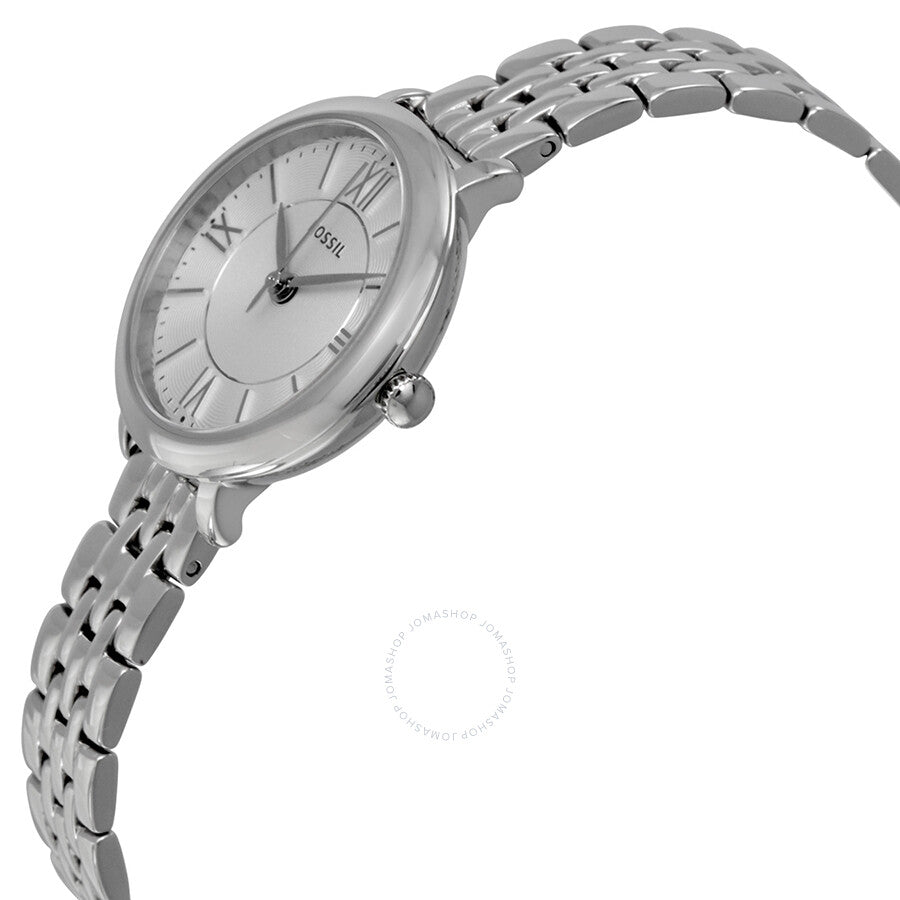 Fossil Jacqueline Silver Dial Stainless Steel Ladies Watch ES3797