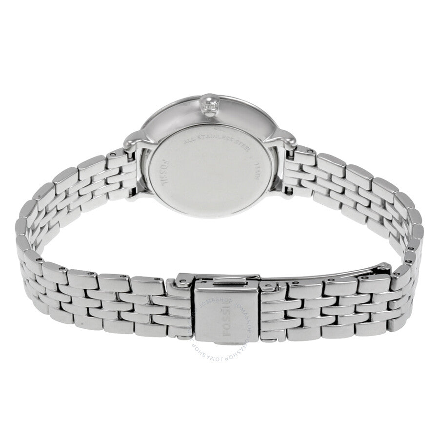 Fossil Jacqueline Silver Dial Stainless Steel Ladies Watch ES3797