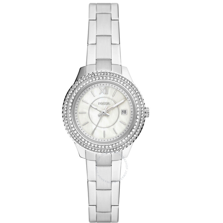 Fossil Stella Quartz Crystal MOP Dial Ladies Watch ES5137 - The Watches Men & Co