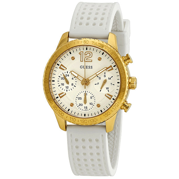 Guess Marina Reloj para mujer con esfera blanca W1025L5