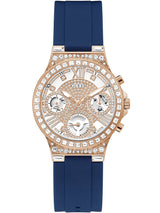 Guess Moonlight Chronograph Blue Strap Women's Watch GW0257L3 (Defect)