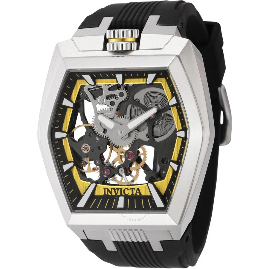 Invicta Akula Hand Wind Black Dial Men's Watch 44017 - The Watches Men & Co