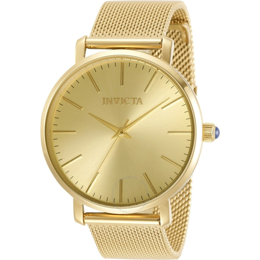 Invicta Angel Quartz Gold Dial Ladies Watch 31071