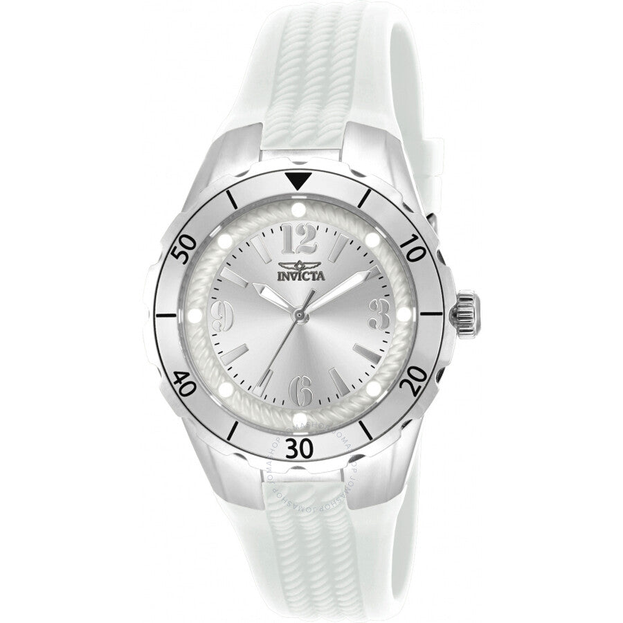 Invicta Angel Silver-tone Dial Ladies Watch 17479 - The Watches Men & Co