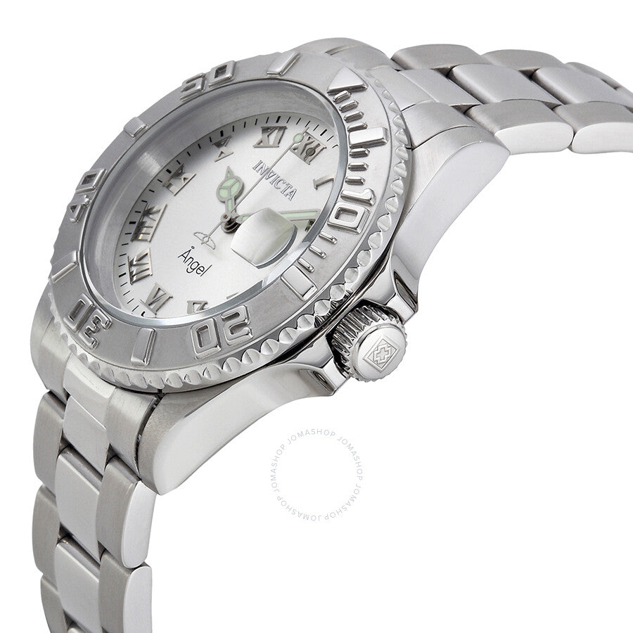 Invicta Angel Silver-tone Dial Stainless Steel Ladies Watch 14320
