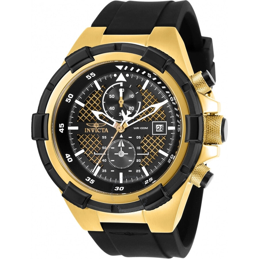 Invicta Aviator Chronograph Date Quartz Black Dial Men's Watch 28100