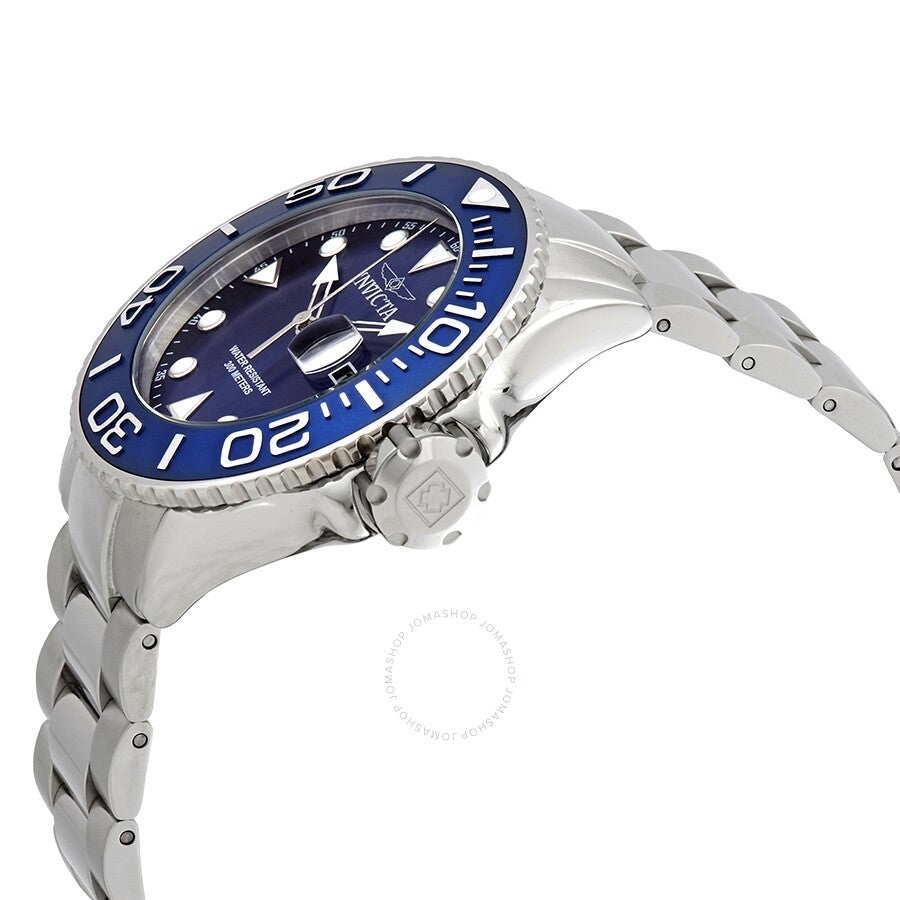 Invicta Grand Diver Quartz Blue Dial Stainless Steel Men's Watch 28766