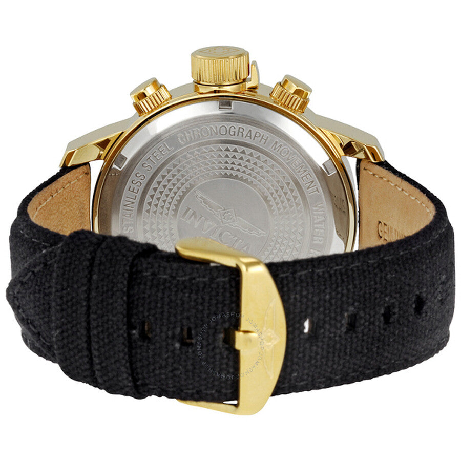 Invicta I-Force Lefty Chronograph Black Dial Gold-tone Lefty Men's Watch 1515